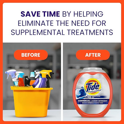 P&G PROFESSIONAL Tide Professional Commercial Power PODS Laundry Detergent, 63 Count (4 Count), 00030772141175