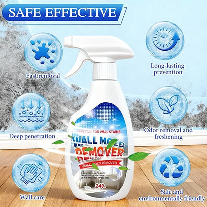 Highly Effective Removal Spray,Wall Cleaner Spray,Multi-Surface Cleaning Solution,Wall Cleaner for Wood,Tile,Fabric,Bathrooms,Kitchens - 8.12 Fl oz