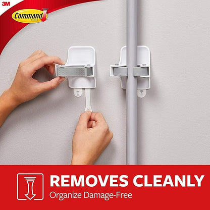 2 Pack Adhesive Broom Gripper Clips