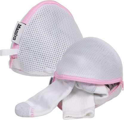 Mamlyn Mesh Bra Bags for Washing Machine, Lingerie wash Bags for Laundry