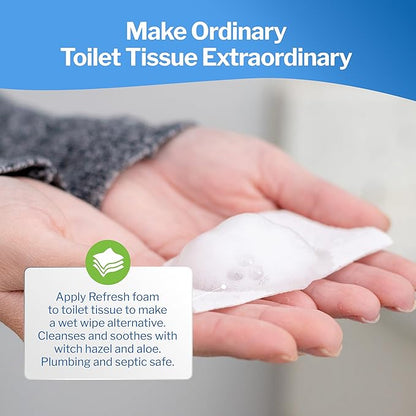 Refresh Liquid Wipe: Toilet Paper Foam (Original Foam, 50 ml (1.69 FL Oz) (1 Pack))