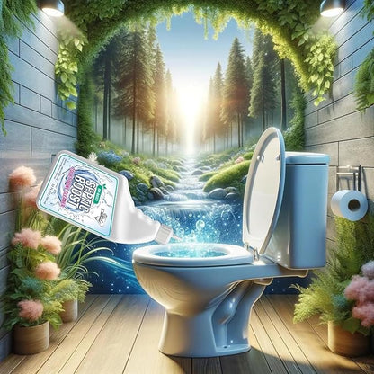 Septic Safe Toilet Bowl Cleaner - Septic Boost Acid-Free Toilet Cleaner with Enzymes for Septic Tank Treatment - Effective Cleaning & Deodorizing Bio-Based Liquid Toilet Bowl Cleaner (1-Quart)