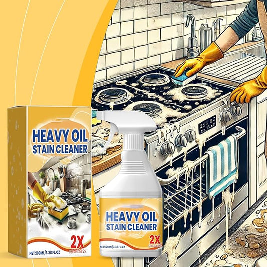 Heavy Duty Kitchen Degreaser Spray, Powerful Multi-Purpose Cleaner, for Oven and Grill Stubborn Oil Stains, Grease and Grime, All-Purpose Degreaser for Tough Surfaces, Durable Stain (3PCS)