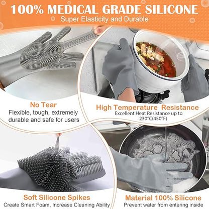 Pet grooming gloves,Dog washing gloves with High-Density Teeth with Five Finger Design to bathing and Massage for Dog