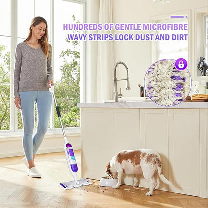 25 Pack Disposable Mop Pads for PowerMop™ Multi-Surface Floor Mop, Mopping Pad Refills for Floor Cleaning