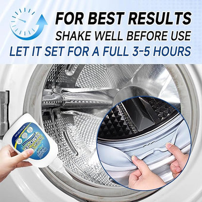 Tough Stain Remover Gel - Washing Machine Cleaner for Front Load Washer Seals, Bathroom Showers & Tile Grouts, Thick No-Drip Formula, Non-Toxic, 8 fl oz (Pack of 1)