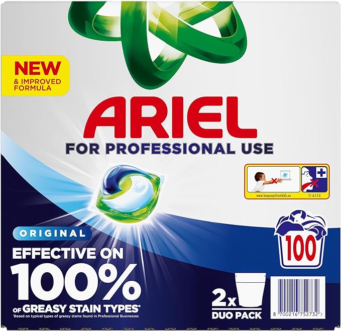 Ariel Professional Liquipods All in One Regular 2x50 Pods (Pack of 100) C010440