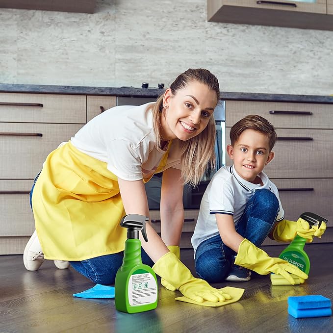Shower Cleaner, All-Purpose Cleaner, Plant-Based Floor cleaner, Biodegradable Formula for Kitchens, Bathroom, Countertops, Ovens, and Appliances