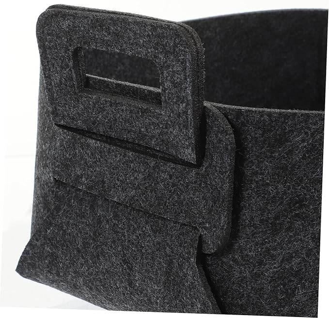 Healifty Collapsible Laundry Basket Foldable Hamper with Capacity for Clothes and Blankets Portable Storage Organizer with Smooth Surface Space Saving Design for Home and Travel Dark Gray