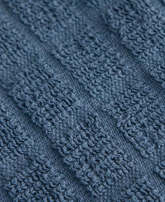 Ritz Premium Kitchen Towel and Dish Cloth Value Set: Highly Absorbent, Super Soft, Long-Lasting, 100% Cotton Checked and Solid Hand Towels, Tea Towels, Bar Towels - 12-Pack, Federal Blue/Graphite