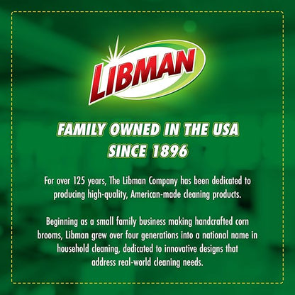 Libman Tornado Spin Mop System and 1 Refill, Mop and Bucket with Wringer Set for Hardwood Floor Cleaning, 2 Total Heads Included