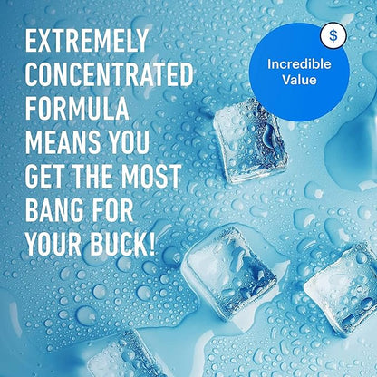 Essential Values Ice Machine Cleaner and Descaler 16 fl oz - Ice Maker Cleaner Compatible with All Major Brands (Scotsman, KitchenAid, Affresh, Opal, Manitowoc) - 3 pack Sanitizer