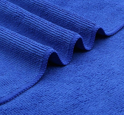 Microfiber Dish Cloths Fast Drying Kitchen Cleaning Cloth Dish Rags Dust Cloths Ultra Absorbent Lint Free Washcloths 12inch x 12inch 10 Pack Dark Blue