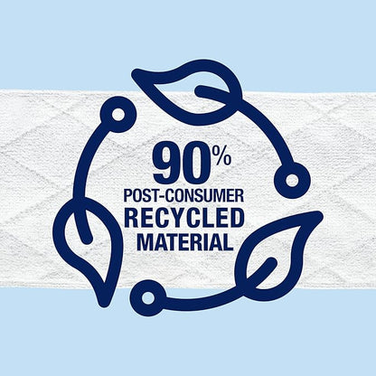 Bona Multi-Surface Floor Cleaning Pads - Refills - Heavy-Duty,Disposable,Microfiber Pads for Easy Floor Cleaning,(Pack of 54)