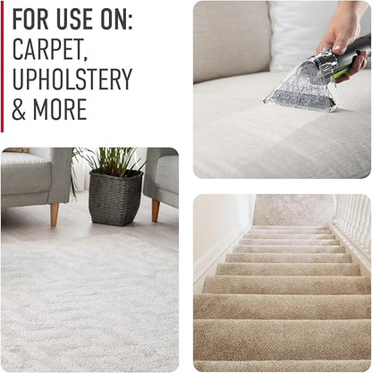 Hoover Pure Essentials Carpet Cleaner Solution, 128 oz., Fresh Rain Scent, Natural Plant Based Formula, Deep Cleaning Carpet Shampoo Solution, Pair With Hoover Carpet Cleaner Machine
