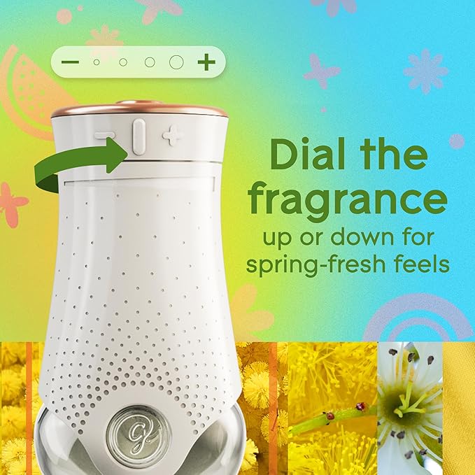 Glade PlugIns Scented Oil Air Freshener, Radiant Bloom Limited Edition, 3.35 oz Total, 5 Refills