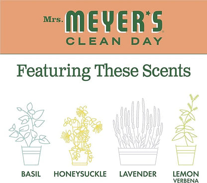 Mrs. Meyers Clean Day Room Freshener, Geranium, 8 Fluid Ounce (Pack of 3)
