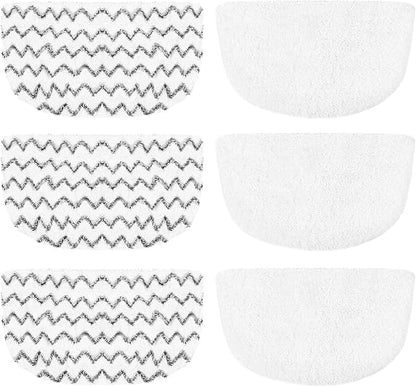 6 Pack Washable Steam Mop Pads Replacement for 1940 Series, 1544A, 2075A, 1440, 1940W, 19404, 1806, 1940A, 5938, 19408, 1940Q