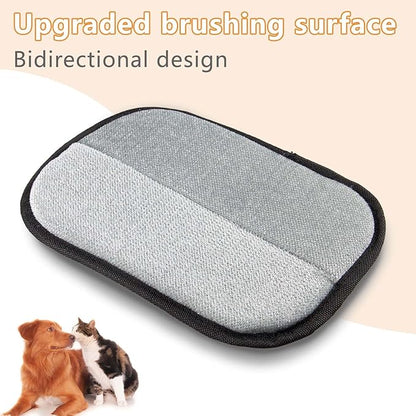 Thickened Pet Hair Removal Glove - Electrostatic Cat Dog Hair Remover Glove, Reusable Magic Brush Pet Hair Remover Tool for Couch, Carpet, and Car Seat (Black – 2-Pack)