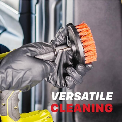 Maxshine 2" Universal M8 Medium-Duty Upholstery & Carpet Drill Brush – Power Scrubber Attachment for Car Detailing – Removes Grime, Stains & Spots from Fabric, Seats & Carpets