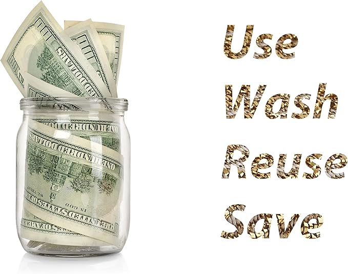 Gold and Silver Kitchen Sponge Scrubber, Heavy Duty Metallic Sink, Pot, Dish Washing Scrubber Non-Scratch, Non-Metal, Kosher Sponge, Pack of 12 (Superio)