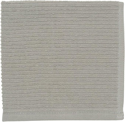 Now Designs Ripple Kitchen Dishcloth London Gray 13 x 13in Set of 4