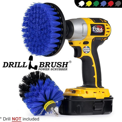 Marine Cleaning Supplies - Boat Cleaning Brush Accessories - Boat Hull Cleaner - Boat Deck Scrubbing Tool - Pool Deck Scrubber - Barnacle Buster Brush Set - Tank Cleaning Complete Kit - Pool Lining