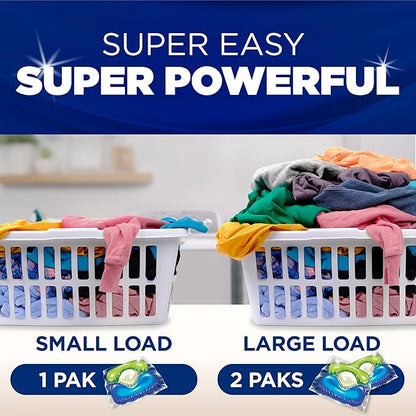 Arm & Hammer Plus OxiClean 5-in-1 Laundry Detergent Power Paks, 42 Count (Packaging may vary)