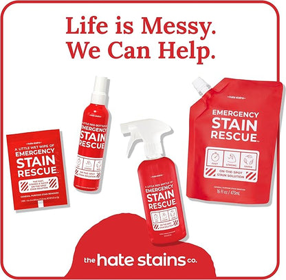 Emergency Stain Rescue Stain Remover Spray - Carpet Cleaner Spray - Wine & Coffee Stain Removal - 4 Fl Oz (Pack of 1)
