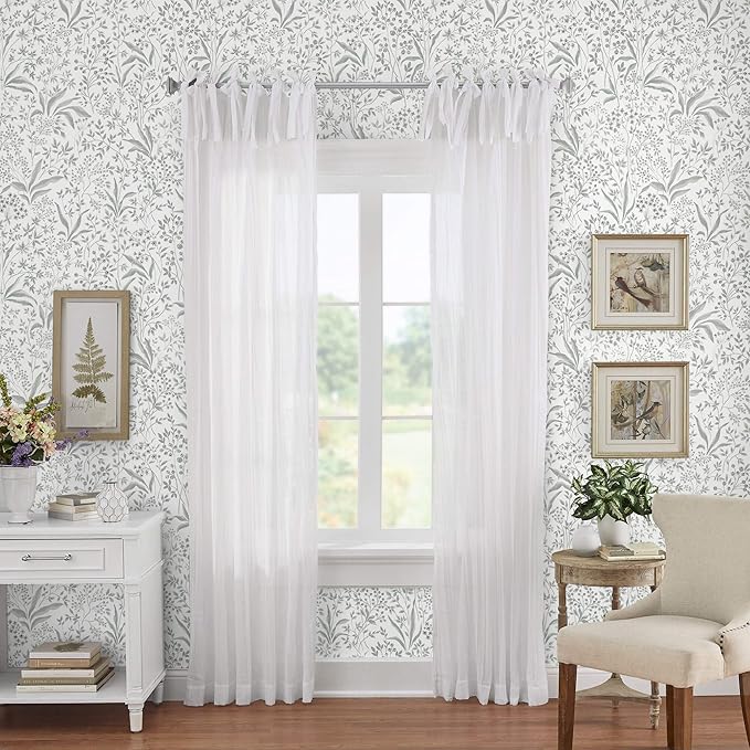 Heroad Peel and Stick Wallpaper Boho Floral Contact Paper 17.3''x393'' Leaf Wall Paper Removable Self Adehsive Wallpaper for Cabinets Drawers Bedroom Kitchen Bathroom Waterproof Decor Vinyl Roll