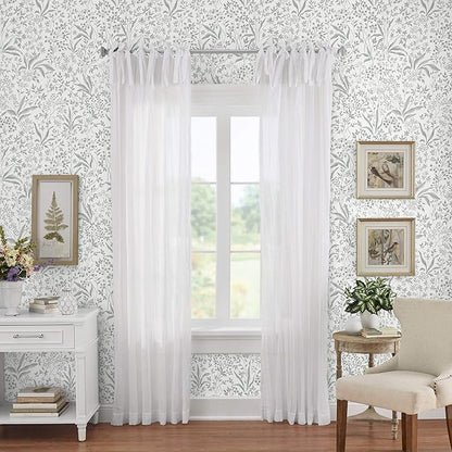 Heroad Peel and Stick Wallpaper Boho Floral Contact Paper 17.3''x393'' Leaf Wall Paper Removable Self Adehsive Wallpaper for Cabinets Drawers Bedroom Kitchen Bathroom Waterproof Decor Vinyl Roll