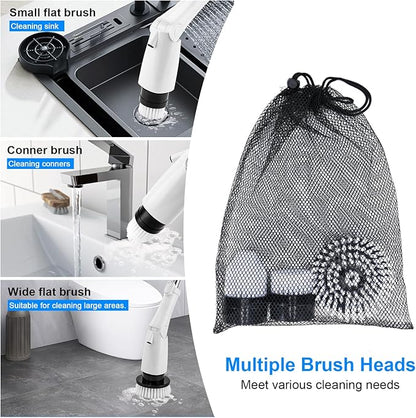 3 Pcs of Brush Heads,Replacement Brush Heads Set for Electric Spin Scrubber, Cordless Power Shower Scrubber, Cleaning Brush for Bathroom Tile Sink Floor Cleaning.