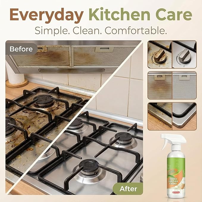 Electrolyzed Ion Kitchen Cleaner,Electrolyzed Ion Kitchen Cleaner Spray,Multi-purpose Household and Kitchen Cleaning Spray for Kitchen