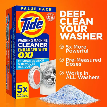 Tide Laundry Stain Remover Washing Machine Cleaner Bundle