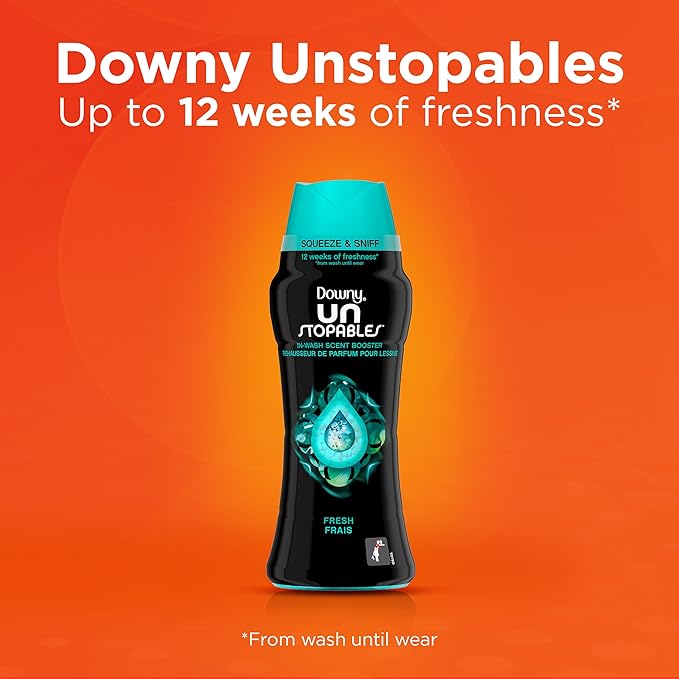 Tide Pods Liquid Laundry Detergent Pacs, Downy Unstopable Scent Beads and Bounce Dryer Sheets, Better Together Bundle