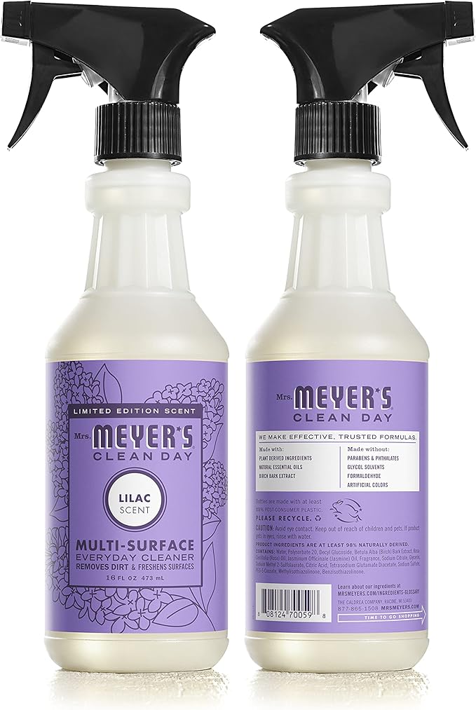 Mrs. MEYER'S Clean Day Limited Edition Lilac Scent Kitchen Basics Set