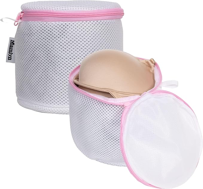 Mamlyn Mesh Bra Bags for Washing Machine, Lingerie wash Bags for Laundry