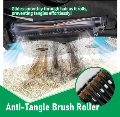 L40 Ultra TriCut Main Brush Replacement Compatible with Dreame X40 Ultra/X30 Ultra/L10s Pro Ultra/L10s Ultra/L20 Ultra | Anti-Hair Wrap Roller | Deep Cleaning for Pet Hair, Carpet & Hard Floor