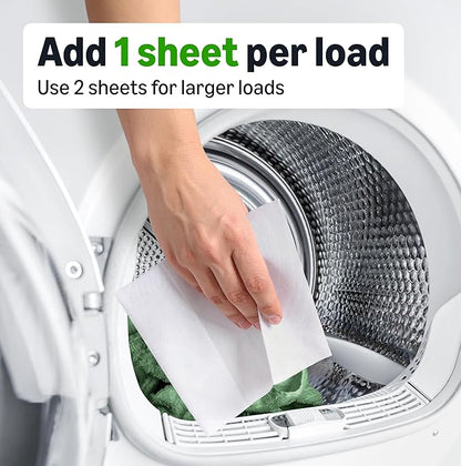 Amazon Basics Dryer Sheets, Fresh, Laundry Fabric Softener, 160 Count