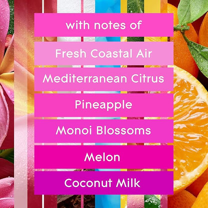 Glade PlugIns Refills Air Freshener, Exotic Tropical Blossoms & Coastal Sunshine Citrus, Scented and Essential Oils for Home and Bathroom, 0.67 Fl Oz, 5 Count