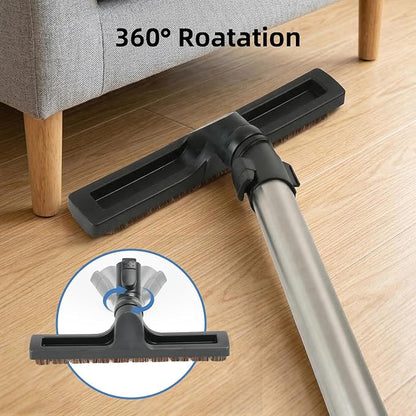 Horsehair Floor Brush Set, Compatible With Miele C1 C2 C3 CX1 Vacuum Cleaners, Soft Bristles Floorhead Vacuum Attachments for Hard Floor Cleaning (Hardwood Brush)