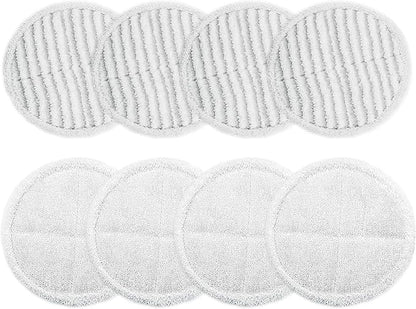 8 Pack Spin-Wave Mop Replacement Pads Compatible with Bissell Spin-Wave 2039,2039A,2124,2307,23157,20391,20399 Series Steam Mop Pads for Bissell Spin-Wave Hard Floor Cleaner