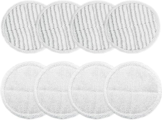 8 Pack Spin-Wave Mop Replacement Pads Compatible with Bissell Spin-Wave 2039,2039A,2124,2307,23157,20391,20399 Series Steam Mop Pads for Bissell Spin-Wave Hard Floor Cleaner