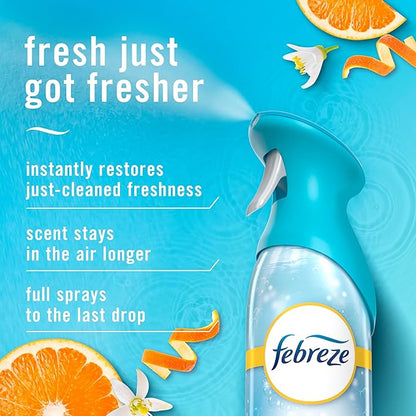 New & Improved Air Mist Mood Mix Air Freshener, Home and Kitchen Essentials, Odor Fighting Room Spray, 8.1 oz bottle, 3 Count