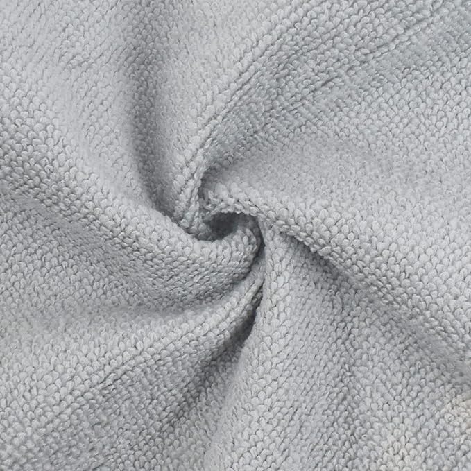 Microfiber Cleaning Cloth Grey-20Pcs (8x8 in) All-Purpose Microfiber Towels，Scratch Proof & Lint Free Cloth