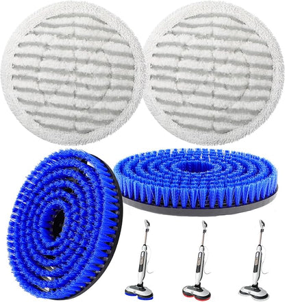 S8201 Steam Mop Pads Replacement Brush for Shark Steam Mop Replacement Pads for Shark S8002BRN S8001 S7001 S7201 S7000AMZ S7000 S7005 S7020 (Bule)