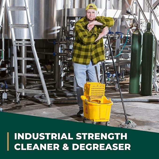 Simple Green Industrial Cleaner and Degreaser 1 Gal. MPF Micro-Particulate Fractionalization Lemon Scent