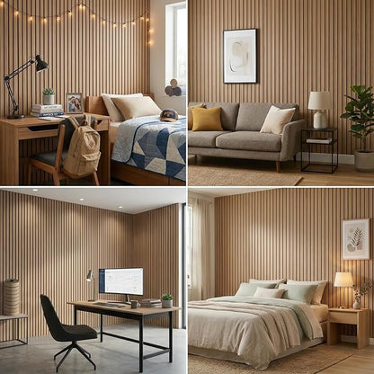 3D Wall Panels Peel and Stick – 15.74" x 236" PVC Faux Texture Wall Covering, Self Adhesive Waterproof DIY Accent Wall for Living Room, Bedroom, Sofa Background & Kitchen Backsplash, Covers 25.8 sq.ft