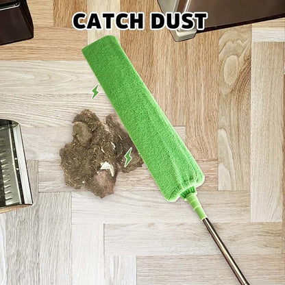 Retractable Gap Dust Cleaner, Bafezoze Gap Cleaning Brush with Long Extension Pole, Flat Duster Under Fridge Appliance Furniture Stove Oven Door Couch