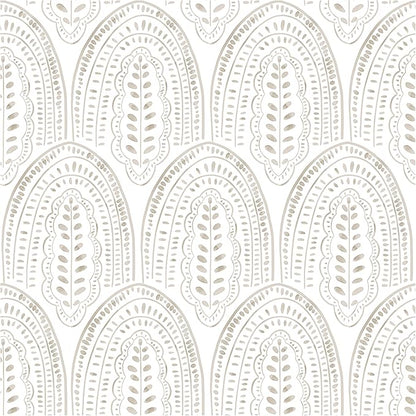 Modern Peel and Stick Wallpaper Boho Contact Paper 17.3''×393'' Self Adhesive Removable Wallpaper Peel and Stick Wall Paper Beige and White Wallpapers for Bedroom Bathroom Cabinets Decor Vinyl